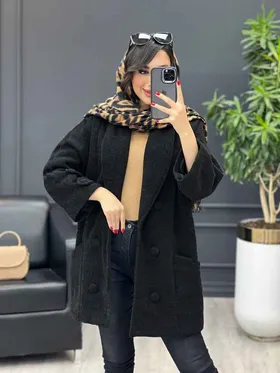 پالتو یقه آرشال آستین پاگن