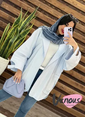 مانتو پانچ آستین چاک