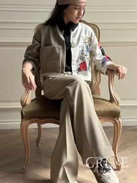 ست کت و شلوارتیکه دوزی