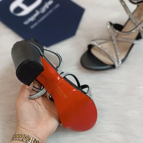کفش مجلسی نگین‌دار مچی
