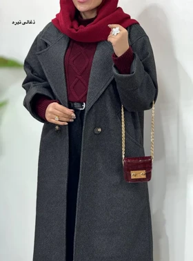 پالتو فوتر بلند آستردار ماهرخ