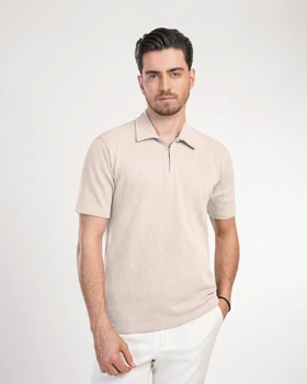 پولوشرت مردانه نیم زیپ کد 300/43