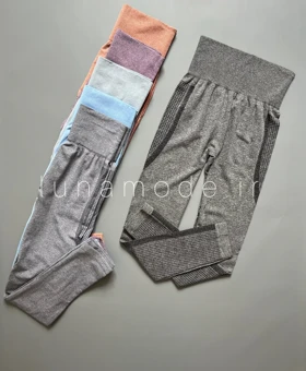 لگ سیملس زنانه پشت چین‌دار رنگی