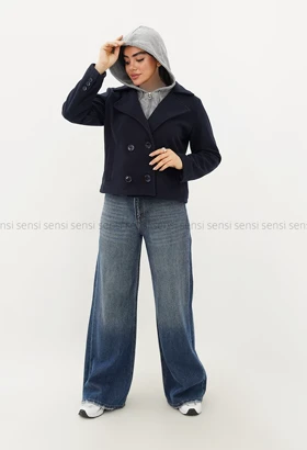 کت هودی دار فوتر کد1004883