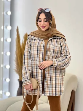 شکت چهارخونه دو جیب سوفیا