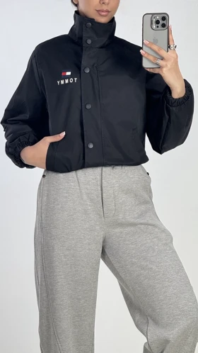 بارانی TOMMY پایین گتر کد 600064 (مشکی)