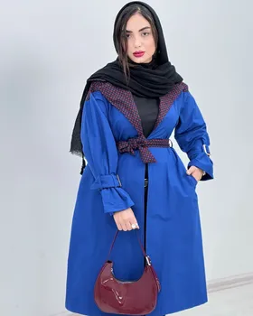 مانتو پاییزه کمردار