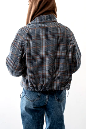 کت یقه برگردان گتردار زنانه