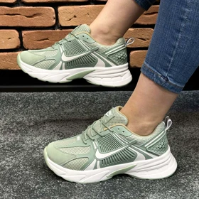 کتانی اسپرت زنانه مدل نایک NIKE رنگ یشمی