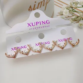 گوشواره میخی شاخ گوزن ژوپینگ کد 374