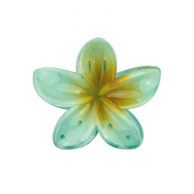 کلیپس زنانه مدل گل پلومریا