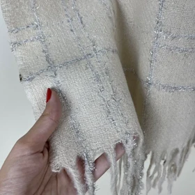 شال پاییزه موهر لمه چهارخانه 20530