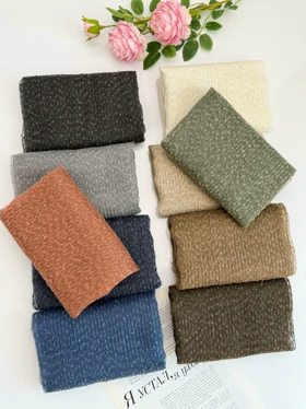 شال ویسکوز راه راه ریز 20679