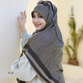 روسری نخ ژاکارد رونا پیچی