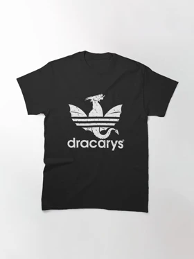 تیشرت house of the dragon طرح Dracarys Fitted For Fans Classic T-Shirt