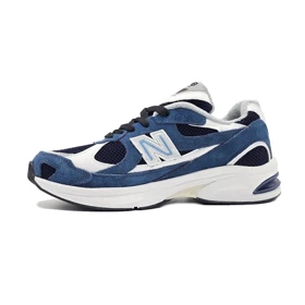 کفش و کتانی مردانه مدل نیوبالانس 2010 NEW BALANCE چرم طبیعی رنگ سرمه ای کد 2080