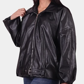 بامبر چرم زنانه مدل ثمین_کد 1819