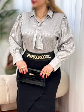 شومیز کرواتی مدل نیلوفر کد 50199