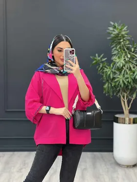 مانتو داکرون زیپ دوزی