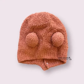 کلاه نوزادی موهر پوم دار