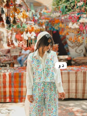 جلیقه شلوار کوکدوزی
