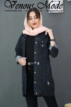 کت جین ذغالی DEFACTO