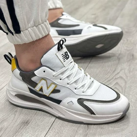 کفش و کتانی مردانه مدل نیوبالانس NEWBALNANCE رنگ سفید