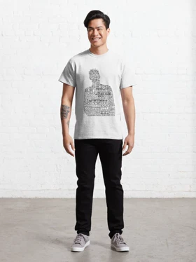 تیشرت کلاسیک لوسیفر تیشرت CLASSIC Lucifer طرح Lucifer Morningstar Typography
