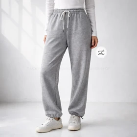 شلوار اسلش زنانه مدل ویب (طوسی روشن)