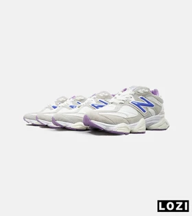 کفش کتانی زنانه کرم بنفش NEW BALANCE 9060