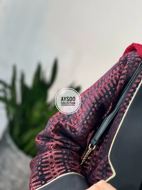 مانتو کتی ژاکارد صنم