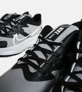 کفش کتانی بزرگ پا طوسی مشکی NIKE zoom x smiley