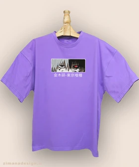 تیشرت لش مردانه و زنانه طرح توکیو غول شخصیت کانکی کد 955