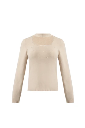 بلوز بافت مرواریدی - 3192