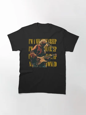 تیشرت nirvana نیروانا Cobain - Negative Creep black کد 175494