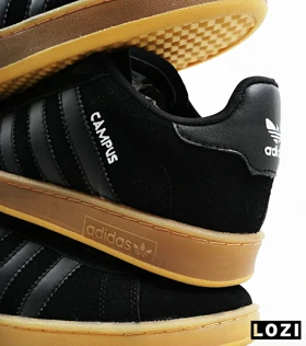 کفش کتانی مردانه مشکی کرم ADIDAS Campus