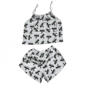 ست تاپ و شلوارک طرح گوچی 205