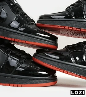 کفش کتانی مردانه مشکی نایک NIKE jordan 1