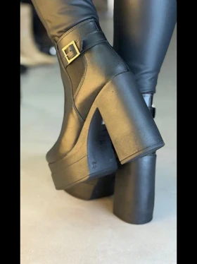 نیم بوت ژاکلین بغل سگک