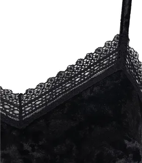 پیراهن بندی مخمل Neev نیو کد 4603 مشکی Black