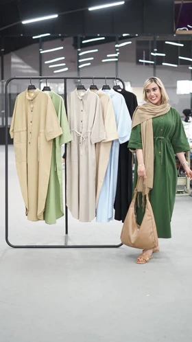پیراهن مانتویی