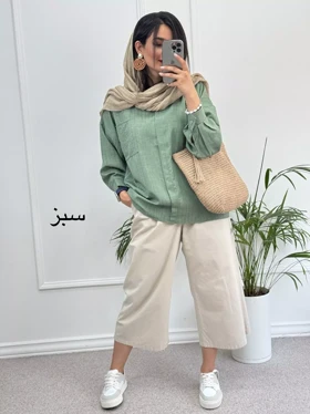 مانتو شومیزی نورا ( دارای ایراد جزئی )