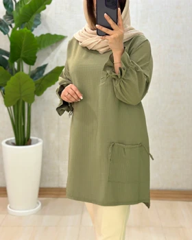 C052- تونیک جیب‌دار
