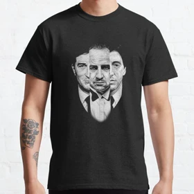 تیشرت کلاسیک پدرخوانده تیشرت Godfather طرح Trilogy