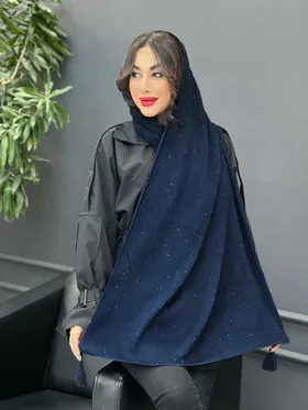 شال پلیسه لمه دار