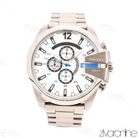 ساعت دیزل مردانه سه موتوره صفحه سفید 102345