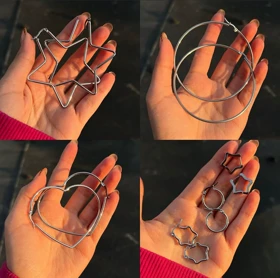 گوشواره ستاره استیل