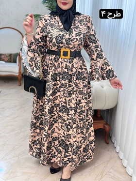 پیراهن فلور خورشید 3075