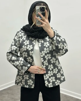 کت شکوفه ژاکارد