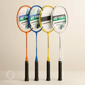 راکت بدمینتون یونکس کاور رنگی جفتی